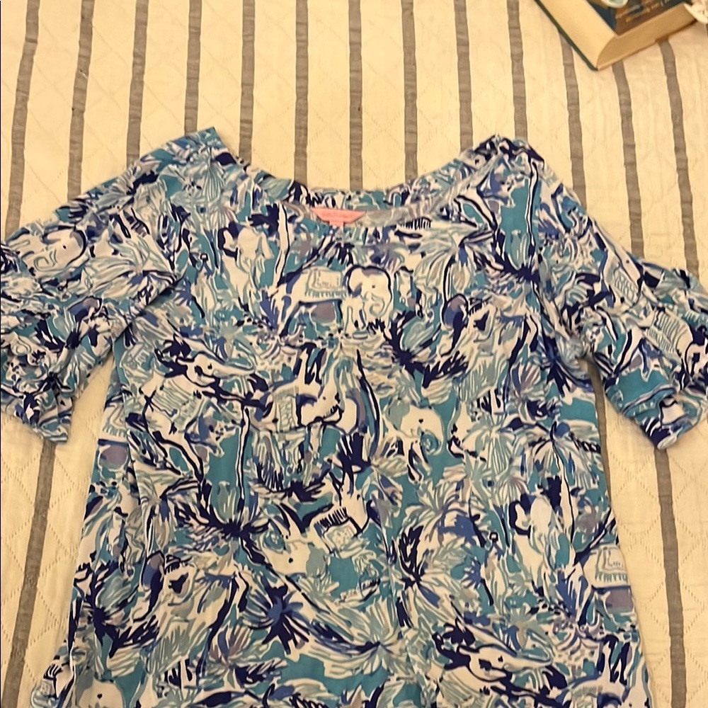 Lilly Pulitzer blue top